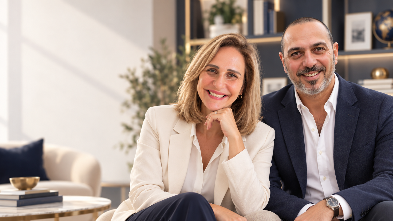 Noa Hirschfeld and Jakob Bobrov, co-founders of Top Options